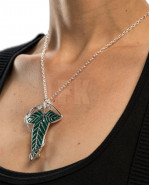 Lord of the Rings replika 1/1 Elven Leaf Brooch & Chain (Sterling Silver)